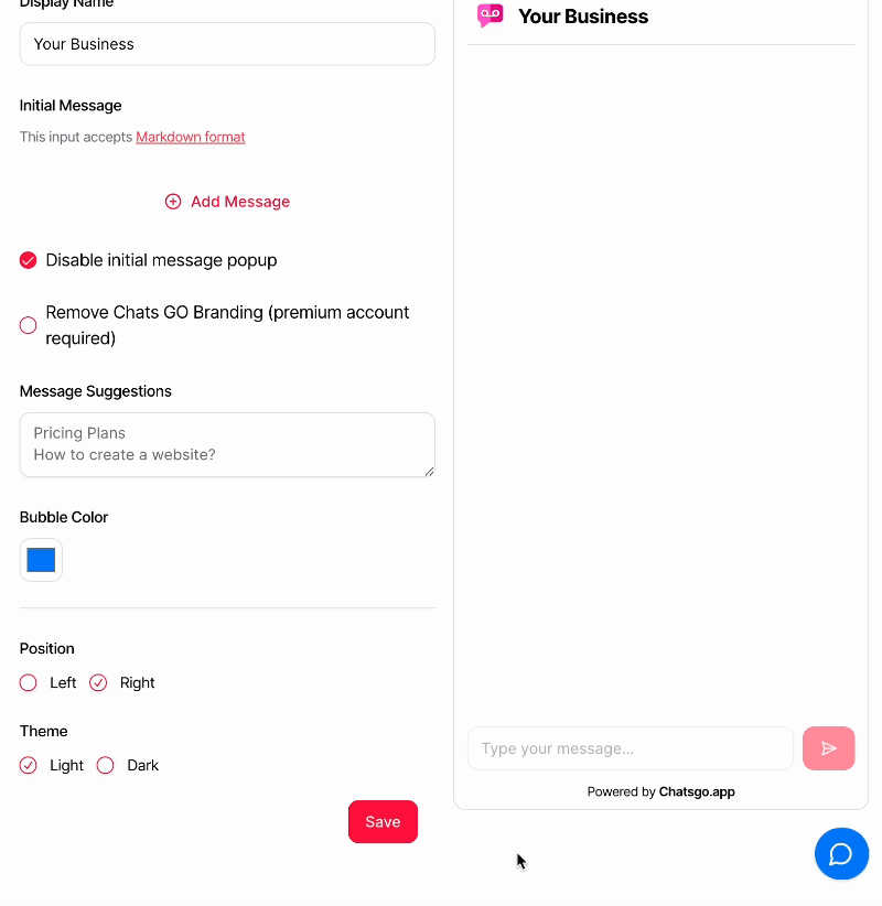 Message Suggestions